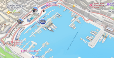 Apple Plans : Monaco 3D pour le Grand Prix de F1