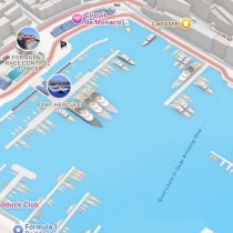 Apple Plans : Monaco 3D pour le Grand Prix de F1