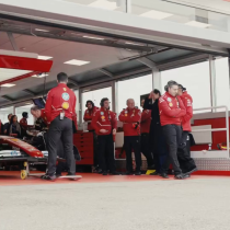 La Ferrari SF-25 prend la piste à Fiorano avec Leclerc et Hamilton